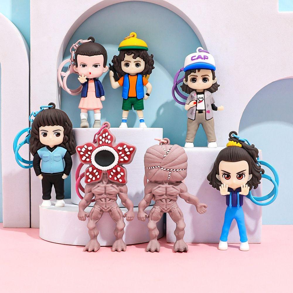 Stranger Things Schlüsselanhänger Rucksack Puppe Tasche Paar Anhänger Schlüsselanhänger Anhänger Geschenk