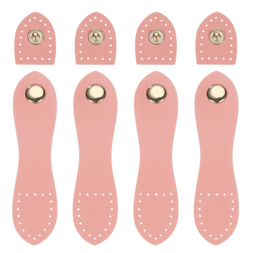 4/8 Sets Sewing Leather Snap Buckles Sewing Fasteners for Handmade DIY Patchwork Bag Hangbag Lock Hardware Accessories