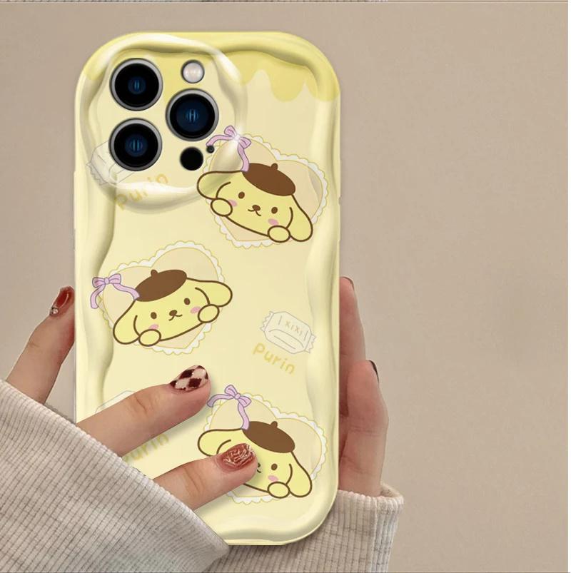 Sanrio Hello Kitty Kuromi Case For Iphone 17 Pro Max 17 Air 16 15 14 13 12 11 Pro Max 16e Plus12 13 mini INS Pochacco Cute Cover