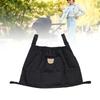 Stroller Cargo Bag Bottle Nappy Storage Bag Multifunctional Hanging Storage Stroller Organizer For Home Black