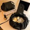 Women Drawstring Cosmetic Bag Travel Storage Makeup Bag Portable Waterproof Toiletry Case