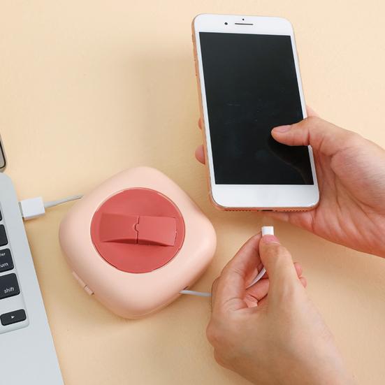 

Обмотка Фиксированная намотка кабеля Противоскользящая намотка провода для зарядки линии передачи данных из АБС-пластика для стола