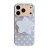 Star Magnetic Suction Bracket Is Suitable for Apple 17promax Soft Film Iphone16 Mobile Phone Case 15 Contrasting Color Polka Dot 13