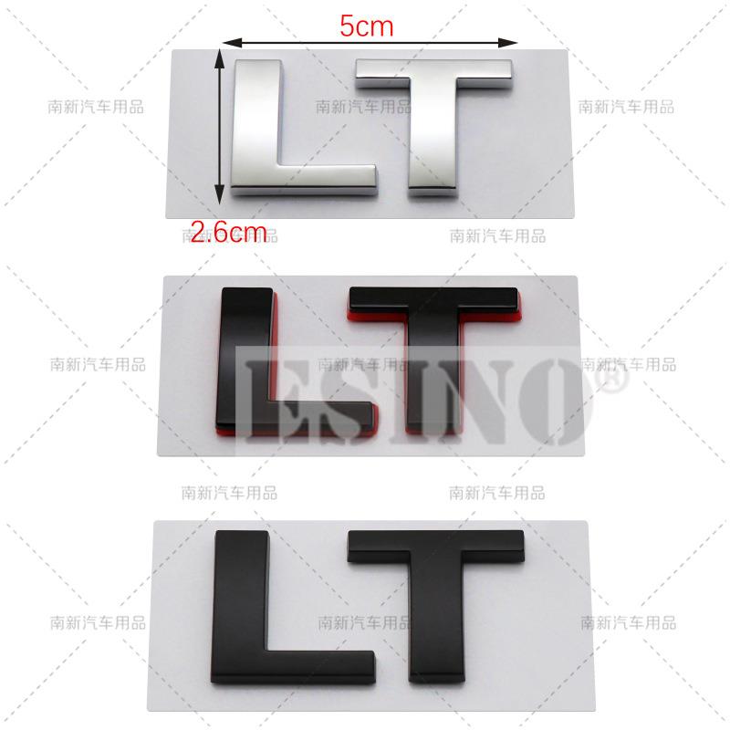 Car Styling LT 3D ABS Badge Body Adhesive Emblem Sticker Decal for Chevrolet Silverado Suburban Tahoe Offroad 4X4