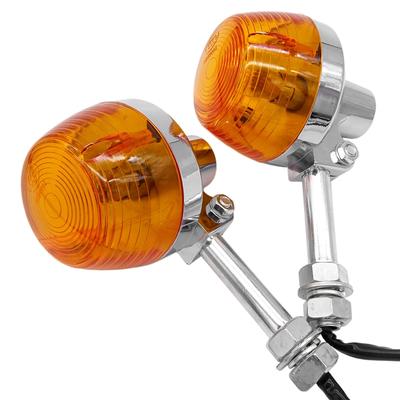 Motorfiets 10mm richtingaanwijzer voor Honda XL100 C70 CT70 CT90 CB350 CM400 CB450 CB750 Indicatoren Knipperlichten Knipperlichten Amber Lamp