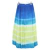 PLEATS PLEASE PP73-JF764 17AW Blue x Yellow All-Over Print Wide Pants Bottoms 3 Blue x yellowUsed