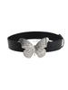 2023 Spring Season European And American Women's Belt Retro Pink Waistband With Alloy Butterfly Buckle