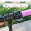 K4 Kinder Elektroroller 130W 2,6Ah 6'' Räder Bluetooth Lautsprecher Faltbar & Höhenverstellbar 3 Geschwindigkeiten 7-8KM Reichweite Elektroroller für Kinder
