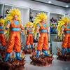 ZWandJT Studio Dragon BallZ Super Saiyan 3 Goku Form SSj3 Broly 13.77Inch/35cm Can be Glowing move PVC Both hands Figure Playthings Gift