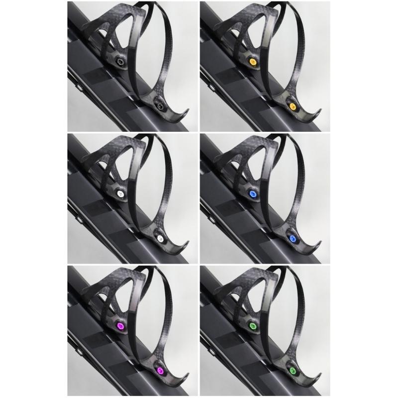 4pcs Road Bike Water Bottles Cage Bolt Bike Water Holder Fixed Screw Air Pumps Brackets Bolt Accessories