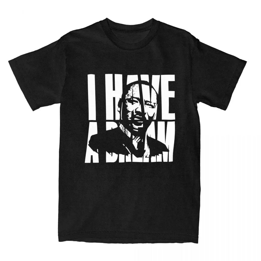 Mam marzenie Martin Luther King Koszulki Odzież dla Mężczyzn Kobiet Koszulka Vintage z Krótkim Rękawem