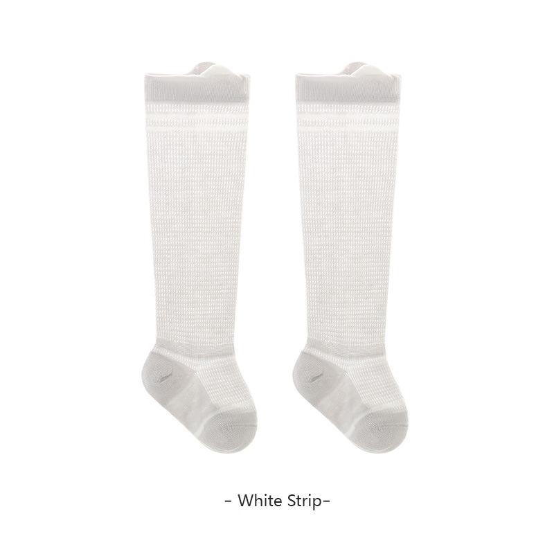 

Lightweight Baby Long Socks Cool Summer Wear Baby Stockings Cotton Long Newborn Socks For Baby Girl And Boy M(1-3Y)
