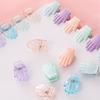 1pc Macaroon Mini Palm Shaped Clip, Portable Cartoon Style Storage Clamp, Cute & Efficient Document Grip, Plastic Ticket Holder For Home & Office Use