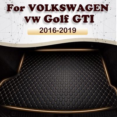 Tapete de porta-malas de carro para VOLKSWAGEN VW Golf GTI 2016 2017 2018 Acessórios personalizados para carro Interior do carro