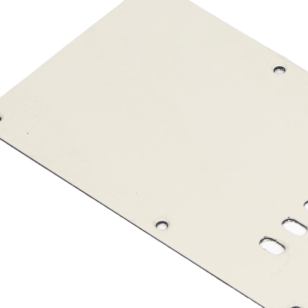 2Pcs Electric Guitar Back Cover Plate 6 Holes Robust Exquisite Looking Guitar Pickguard Backplate