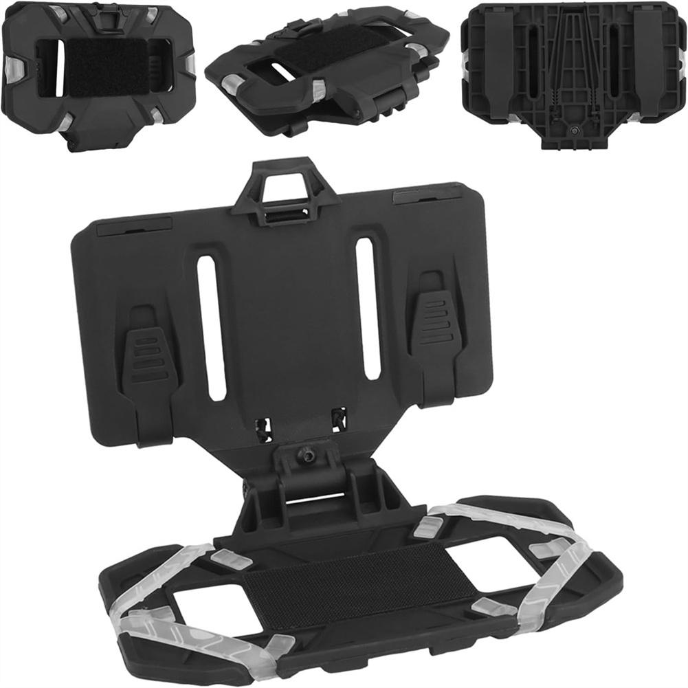 Porta telefono per Plate Carrier Gilet Porta telefono Pieghevole MOLLE Pannello porta telefono per navigazione Per dimensioni schermo 4.7"-6.7"