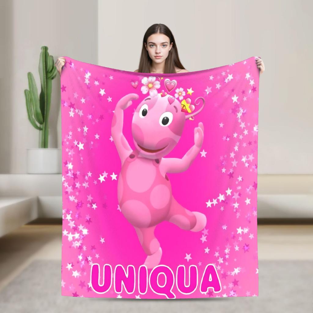 Comfortable  The Backyardigans  Blanket Merch Room Decorative  Throw Blanket Soft Fleece For Outdoor