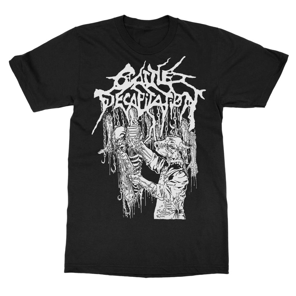 Cattle Decapitation Inspect Sign Casual Tshirt Luxury Brand for Men and Women Top