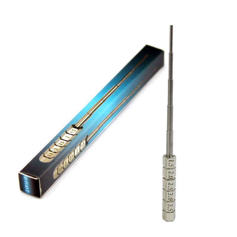 2pcs 5 Sizes Jewelry Wire Ring Wrapping Step Mandel Steel DIY Jump Ring Forming Tools