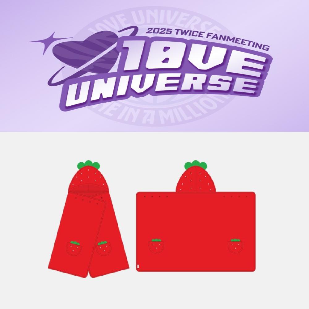 

Pre-order 2025 TWICE FANMEETING 10VE UNIVERSE CHAEYOUNG Strawberry Blanket