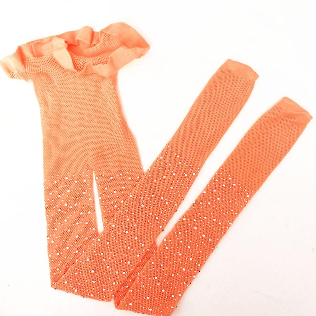 Rhinestone Fishnet Toddler Socks: Fashionable European & American Style