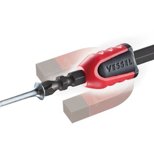 VESSEL 40V Compatible Sakisubo Stepped Bit +2 X 150 1 Piece with Screw Mag Catcher NMCS16215