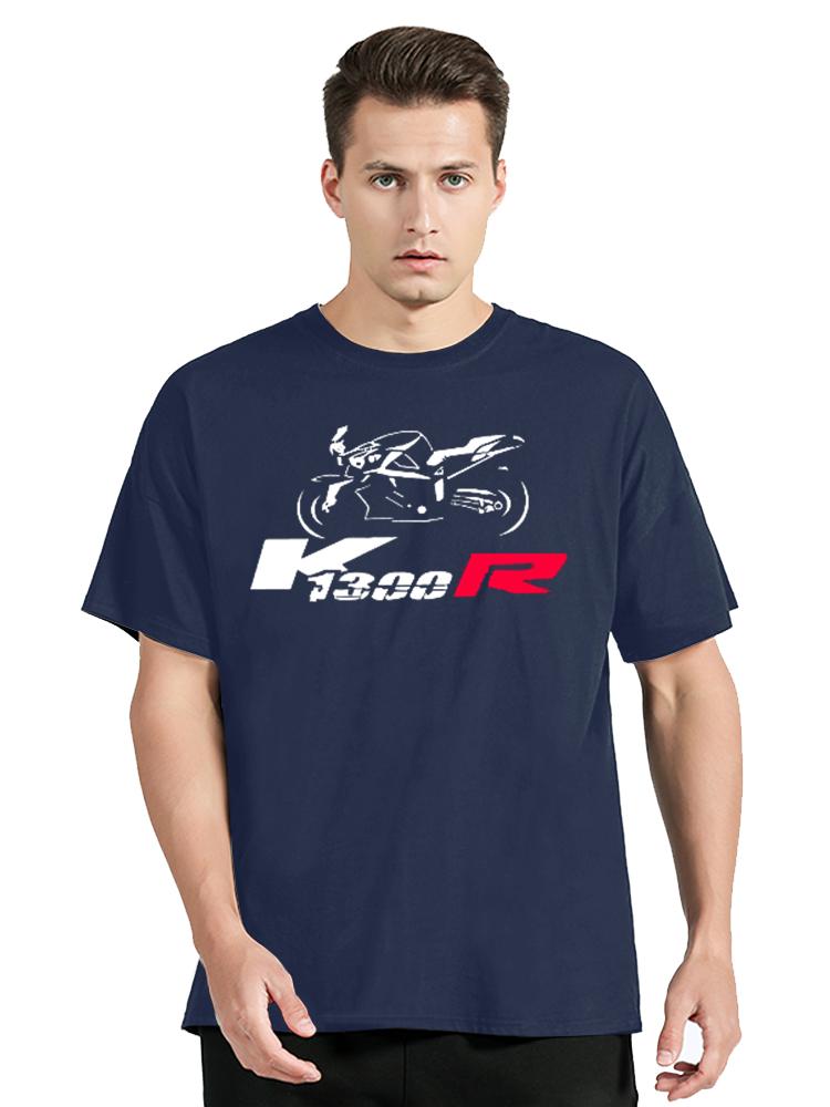 Deutschland Motorrad K1300r T-Shirts K 1300 R Shirt Unisex Tops Baumwolle Fitness Übergroßes T-Shirt Streetwear Grafik T-Shirt