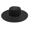 Wool Felt Classic Bowler Hat With Wide Brim For Outdoor Casual Wear