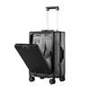 Hengyuanxiang Front-Opening Aluminum Frame Suitcase