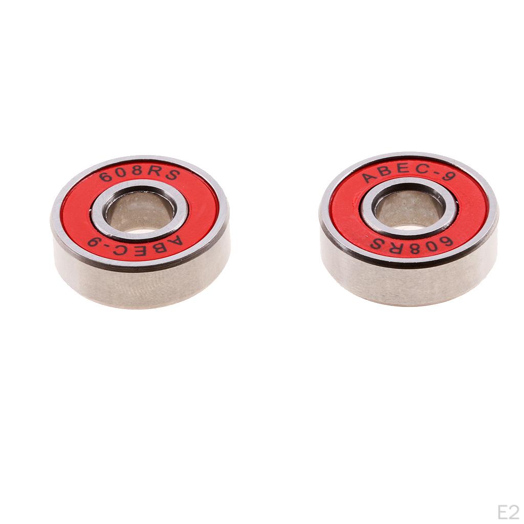 ABEC9 608RS Roller Skate Wheel Bearings Skatebaord Longboard Pack of 10