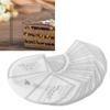 100PCS Triangular Cake Collar Transparent Mousse Surrounding Edge Wrapping Tray Cake Decor