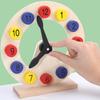Educational Wooden Alarm Clock for Kindergarten Time Learning