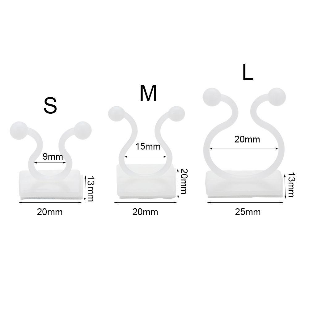 10/50PCS Invisible Plants Holder Climbing Greenhouse Bracket Rattan Clamp Wall Vines Plant Clip