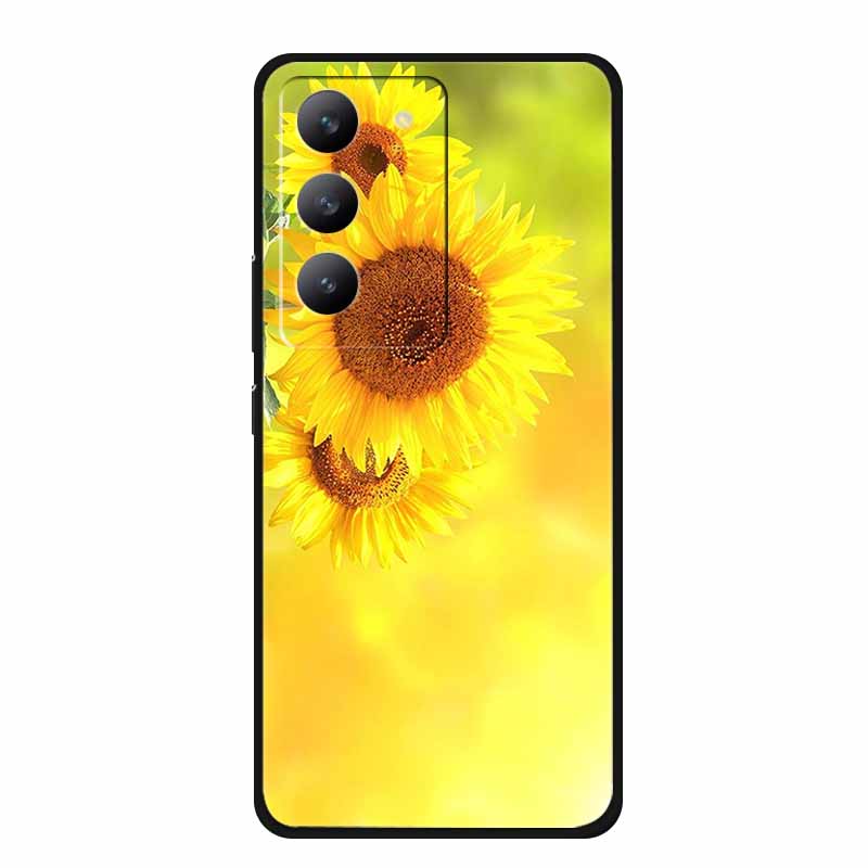 For Redmi 15 Phone Case Fashion Pictures Black Silicone TPU Soft Back Cover Case For Xiaomi Redmi 15 4G 5G Case Redmi15 Bag 6.9"