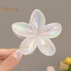 Women Hair Clip Colorful Flower Shape Back Head Hair Claw Horsetail Hair Decoration Hair Styling Tool