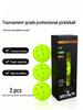 PE Profissional Rotomoldado Pickleball - Bola para Torneio de 40 Furos para Exterior