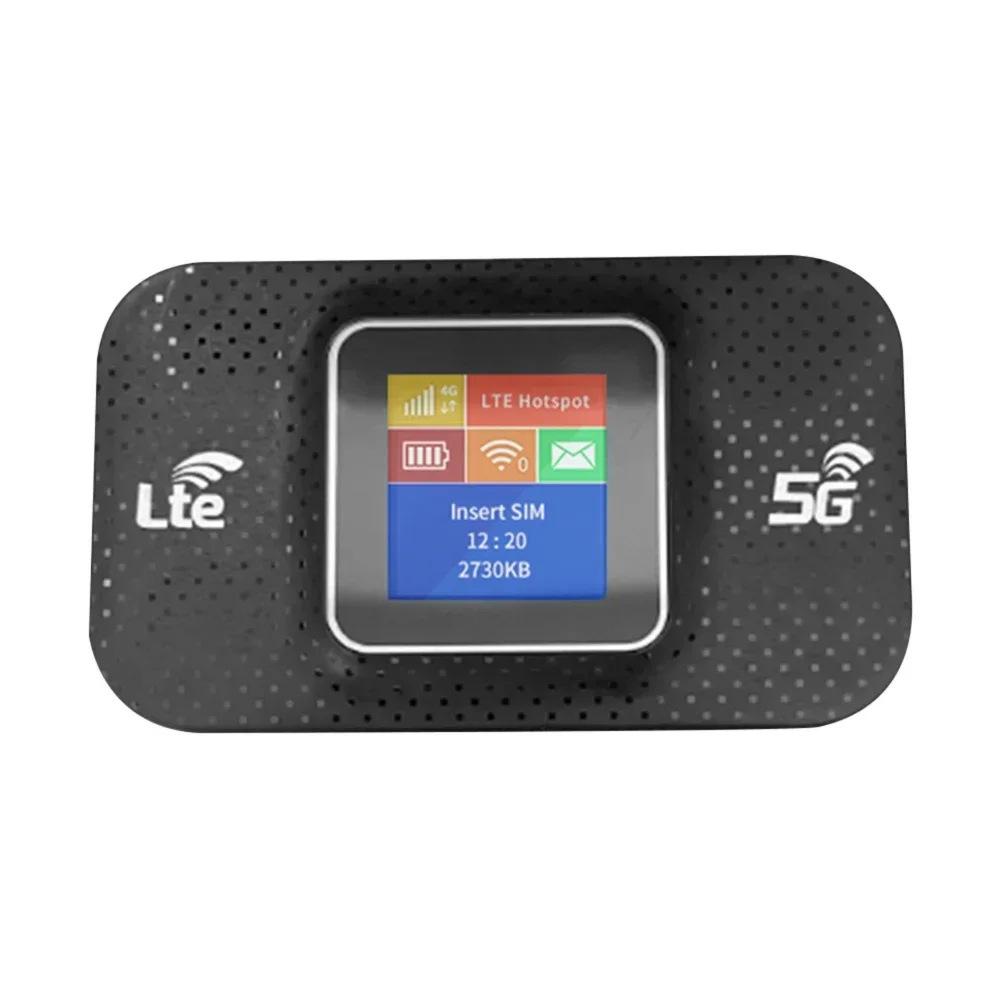 4G LTE WiFi Router Pocket WiFi 5G Mobilní Hotspot Barevný Displej Přenosný Bezdrátový Broadband pro Evropu