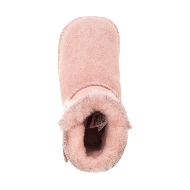 UGG Leather Logo Low Top Kids Boots Pink Kids boots 5202-BPNK