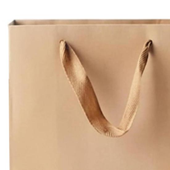 5 Stück Quadratbodenbeutel Mittlere Größe Dickes Papier Geschenktüten mit Henkeln Weihnachten Büropartys Geschenktüte