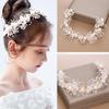 Korean Style Floral Wreath Headband for Girls - Forest Performance Crown Accessory
