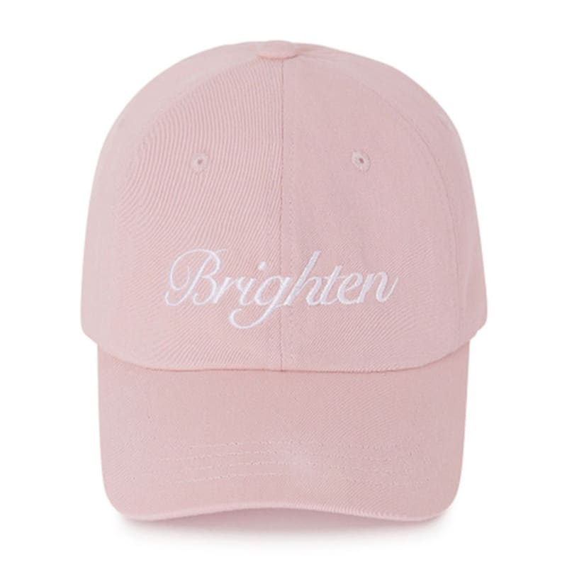BRIGHTEN Denim Baby Pink Ball Cap