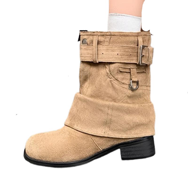 Women Ankle Boots Dress Heeled Shoes Designer Dress Sport Women Short Boots 2025 Winter Chelsea Botas De Mujer Zapatos