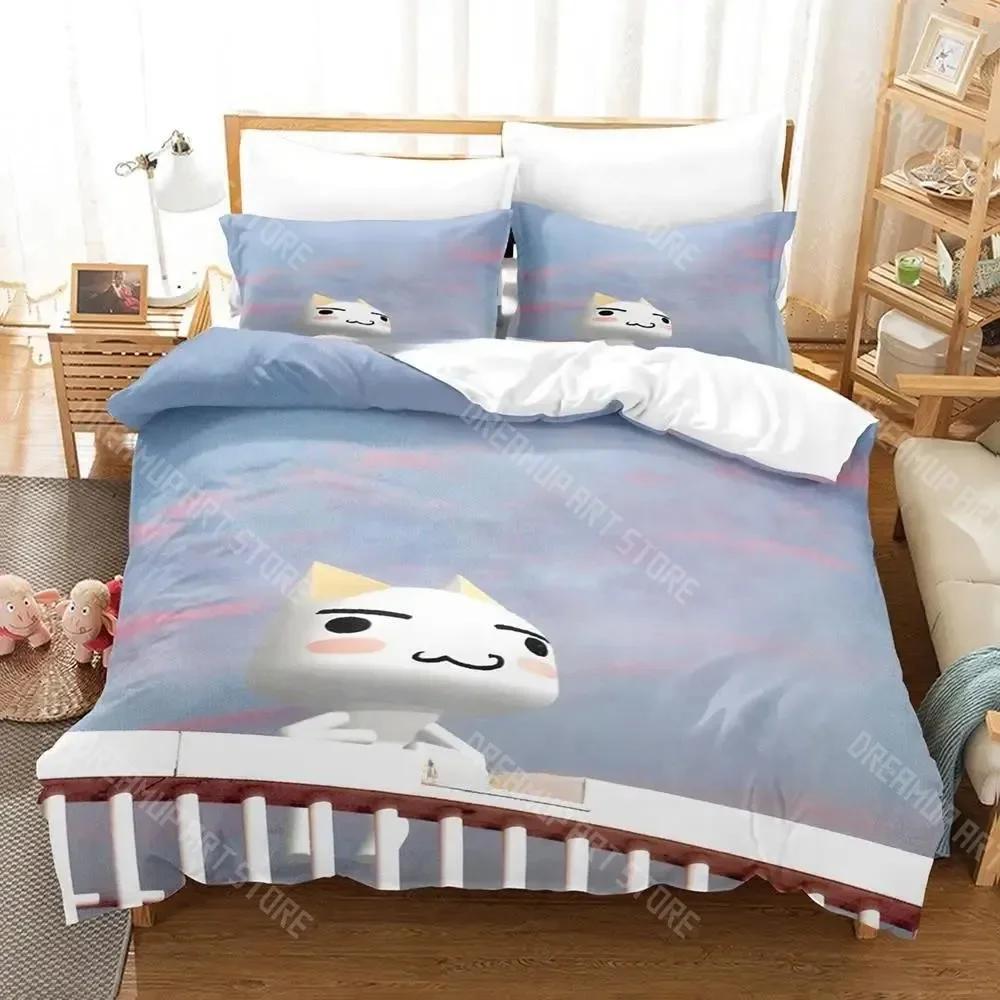 3D Print Inoue Toro Cute Bedding Set Single Twin Full Queen King Size Bed Set Adult Kid Bedroom Duvet cover Sets