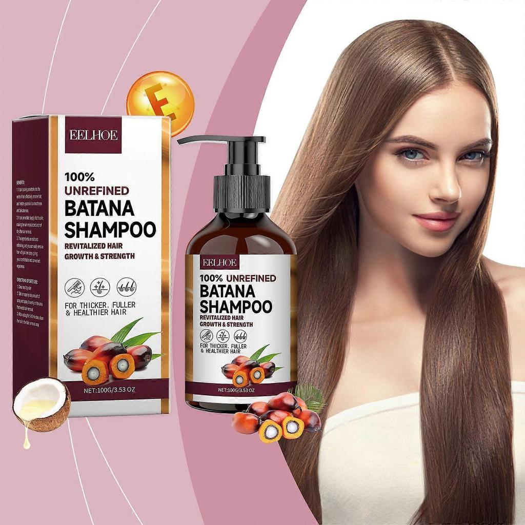 Eelhoe Batana Olie Shampoo - Hydraterend, Herstellend, Voedend Voor Droog En Kroeshaar, Glad, Glanzend En Olie-Controle Shampoo