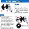 Single Handle Upgrades Kit Metal Shower Control Handle Shower Gate Handle Replacement for 1700 Series Shower & Tub Faucet