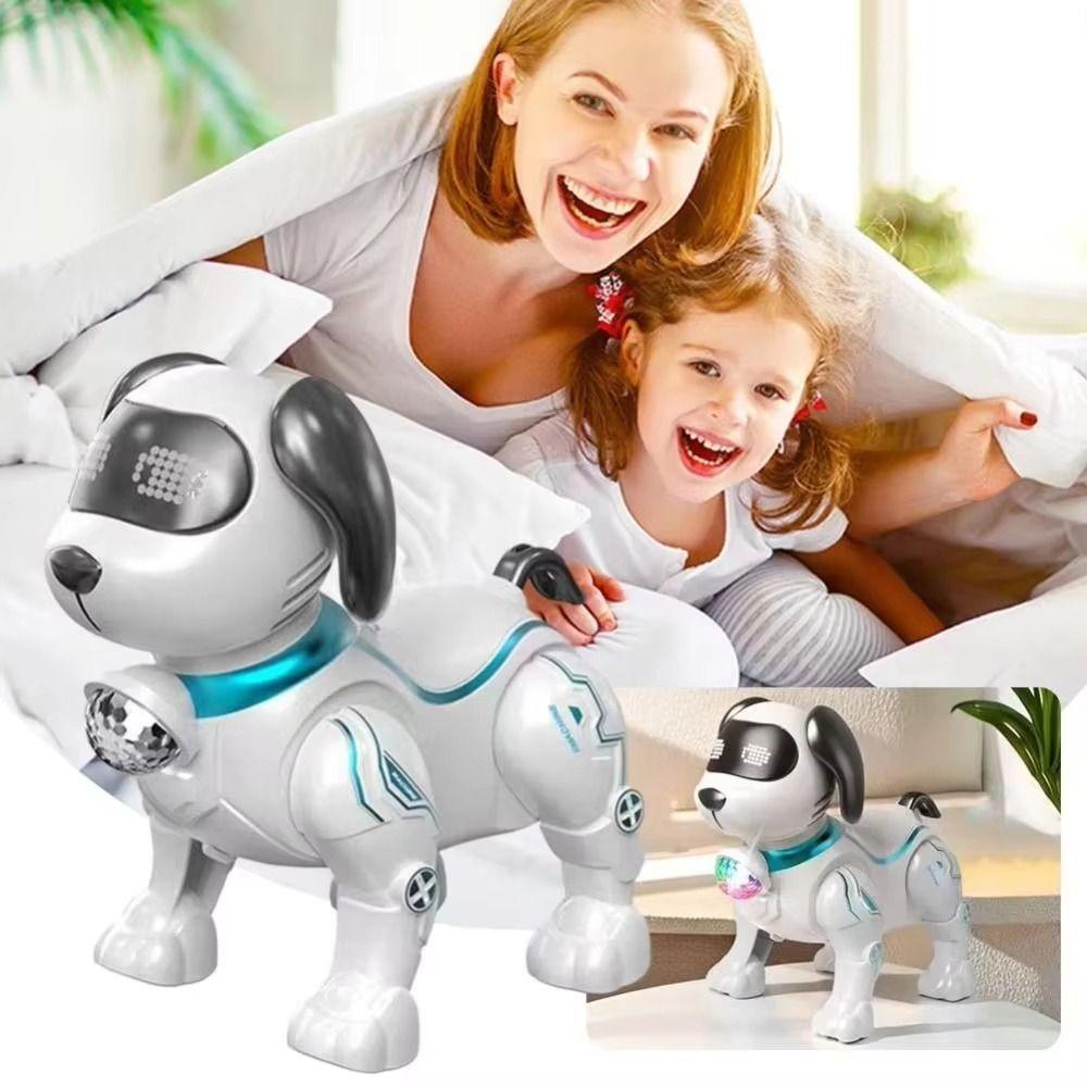 Dancing Electronic Robot Dog Smart Walking RC Robot Dog Intelligent Music Robot Dog Kids Gift