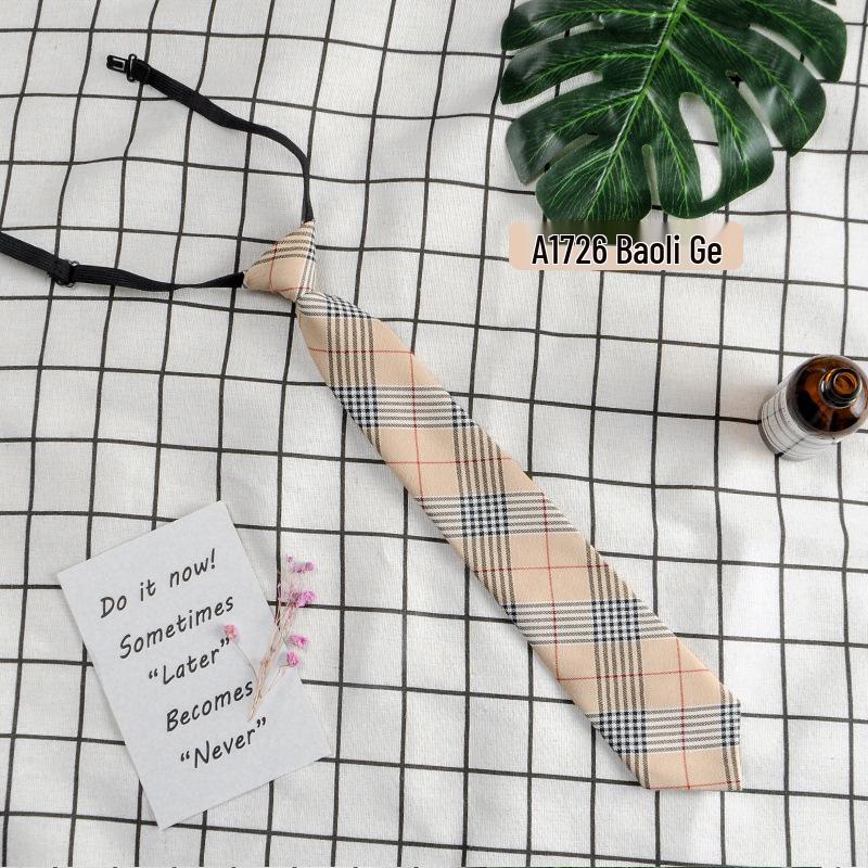 

Клетчатый галстук для мужчин и женщин: В стиле колледжа, вдохновленный Харадзюку, школьная форма JK