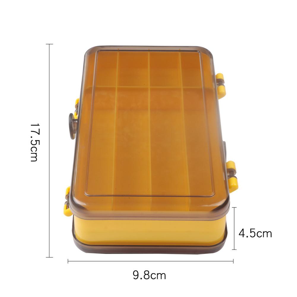 Outdoor Portable Storage Box Double-sided Fishing Lure Box Fish Hook Box Fishing Tackle Accessories