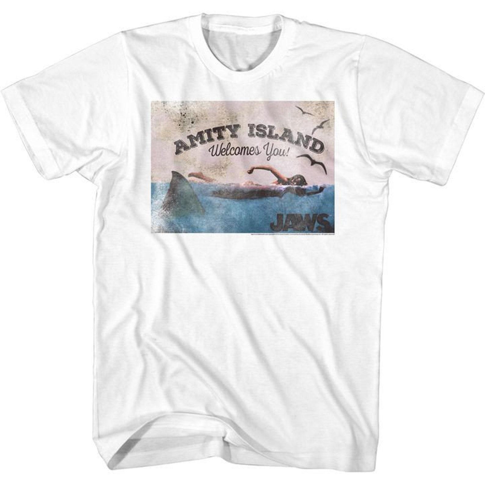 Jaws Welcome White T-Shirt 4XL