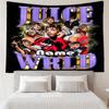Custom Name Juice WRLD Print Tapestry, Backdrop, Easy Setup, Ideal for Bedroom, Office & Living Room, with Aesthetic Wall Hanging Decor.
